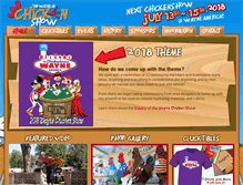 Tablet Screenshot of chickenshow.com